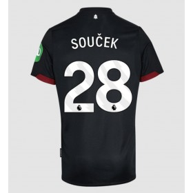 West Ham United Tomas Soucek #28 Auswärtstrikot 2024-25 Kurzarm